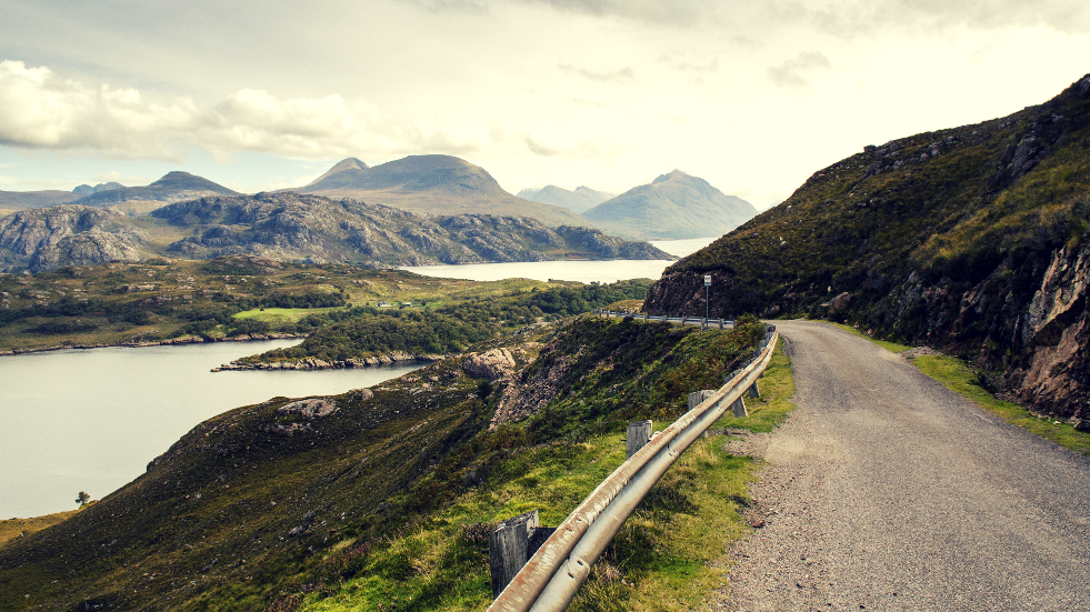 Cycling Applecross to Bealach Na B